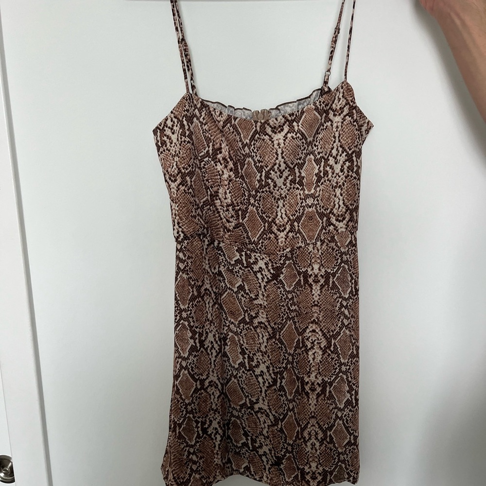 RESA snake mini dress